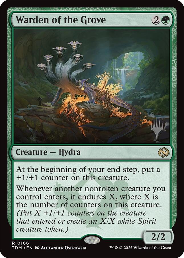 Warden of the Grove [Tarkir: Dragonstorm Promos] | Shuffle n Cut Hobbies & Games