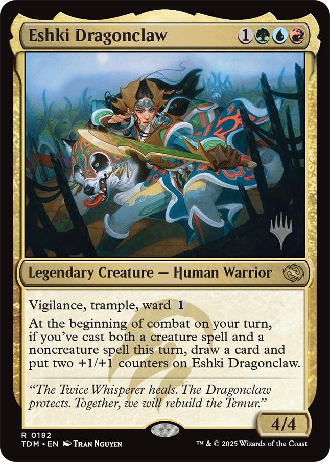 Eshki Dragonclaw [Tarkir: Dragonstorm Promos] | Shuffle n Cut Hobbies & Games