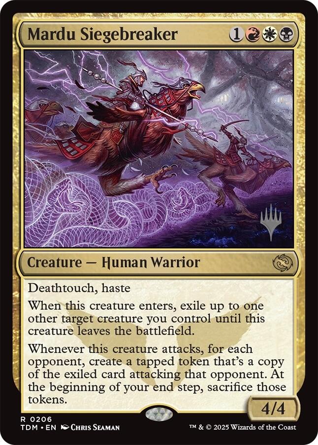 Mardu Siegebreaker [Tarkir: Dragonstorm Promos] | Shuffle n Cut Hobbies & Games