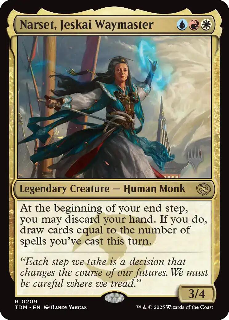 Narset, Jeskai Waymaster [Tarkir: Dragonstorm Promos] | Shuffle n Cut Hobbies & Games