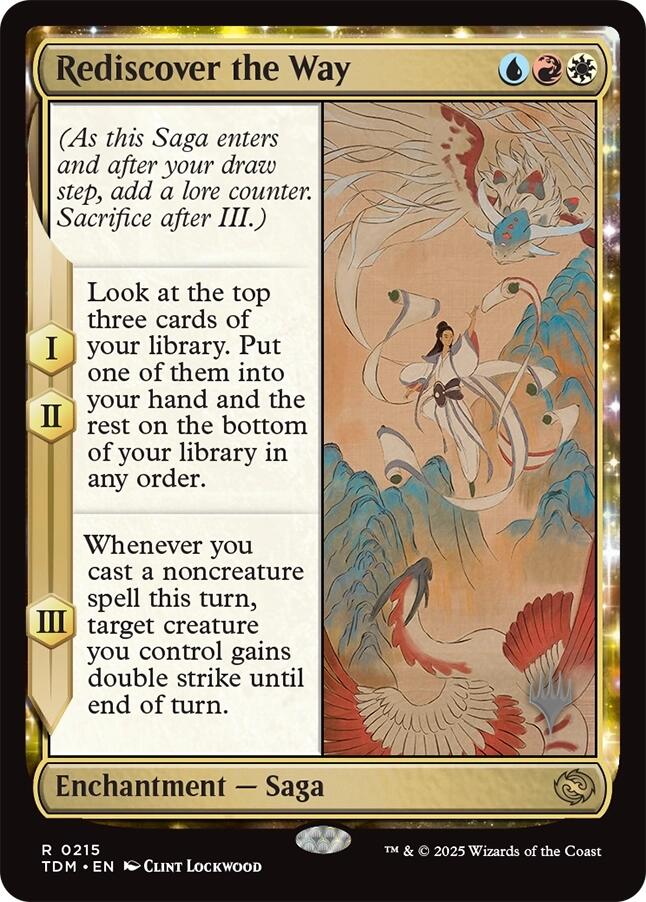 Rediscover the Way [Tarkir: Dragonstorm Promos] | Shuffle n Cut Hobbies & Games