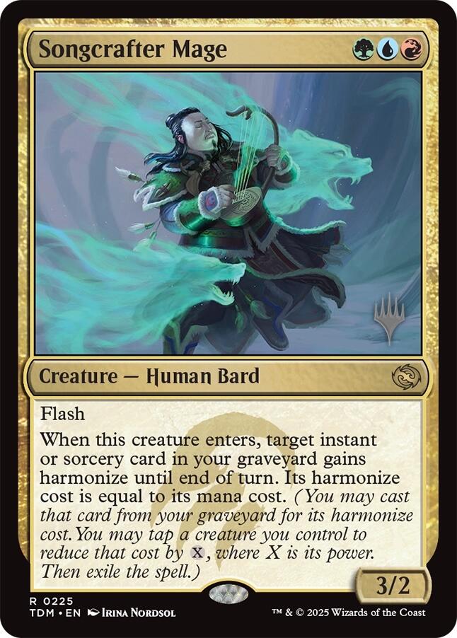 Songcrafter Mage [Tarkir: Dragonstorm Promos] | Shuffle n Cut Hobbies & Games