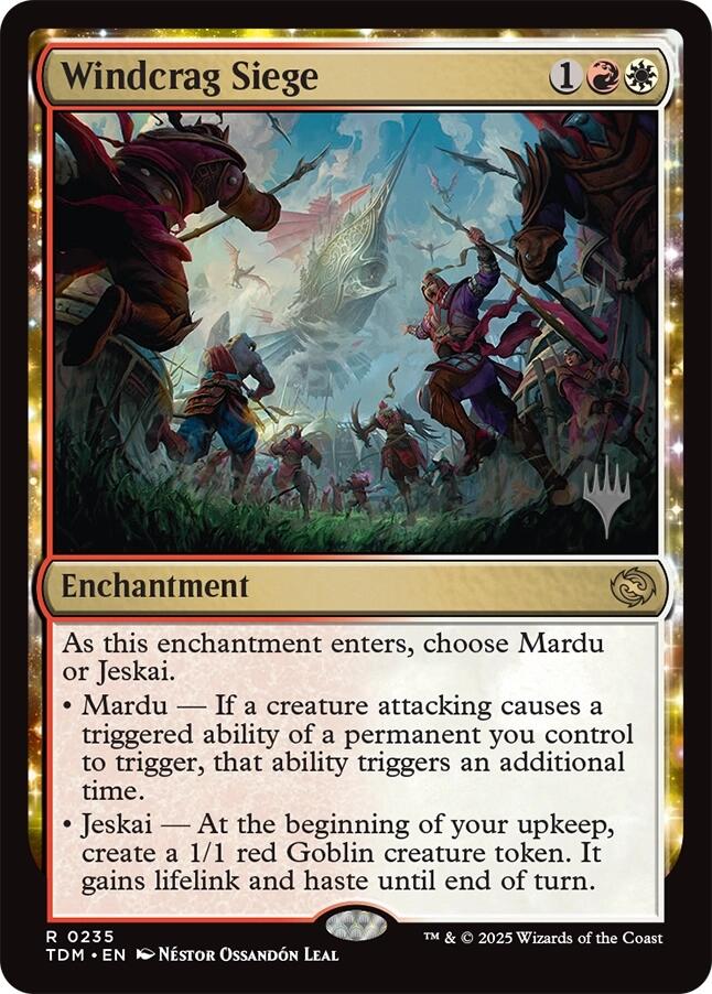 Windcrag Siege [Tarkir: Dragonstorm Promos] | Shuffle n Cut Hobbies & Games