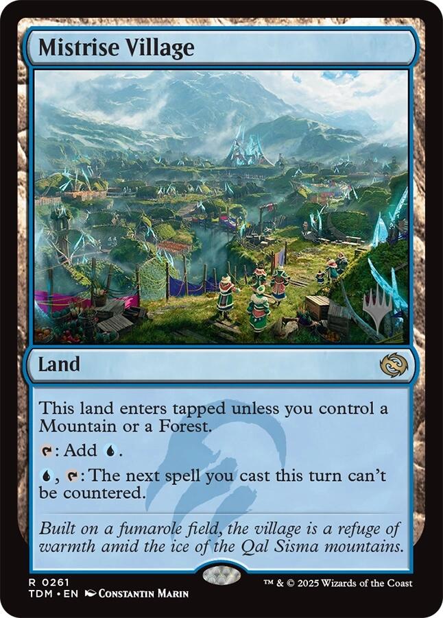 Mistrise Village [Tarkir: Dragonstorm Promos] | Shuffle n Cut Hobbies & Games