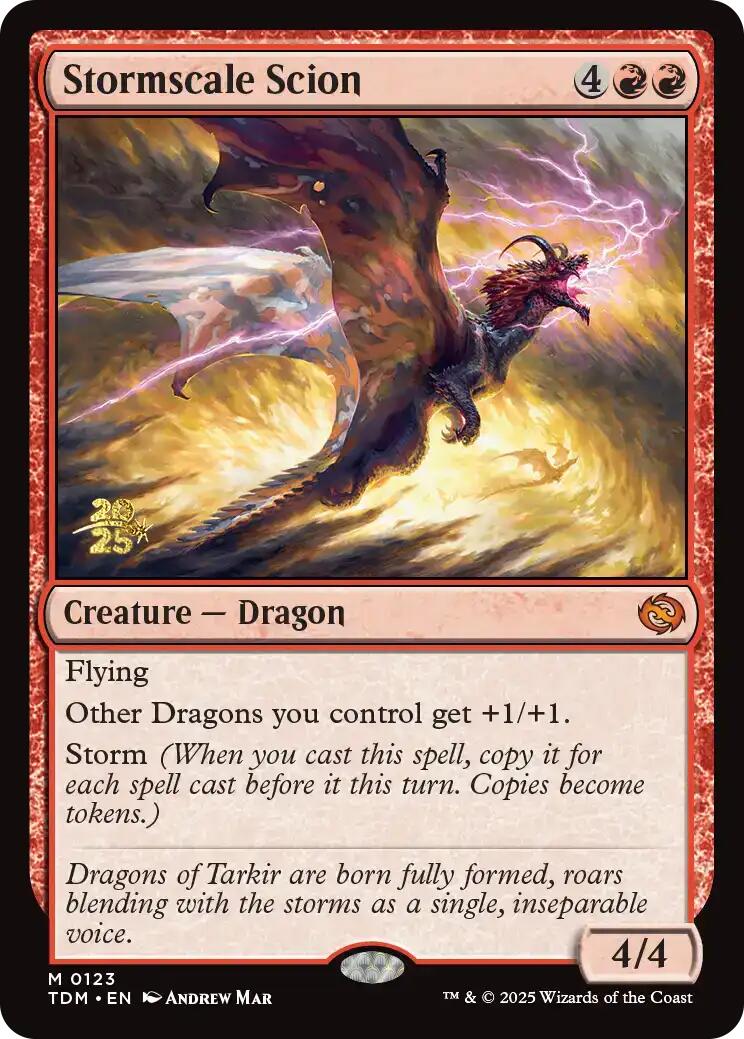 Stormscale Scion [Tarkir: Dragonstorm Prerelease Cards] | Shuffle n Cut Hobbies & Games