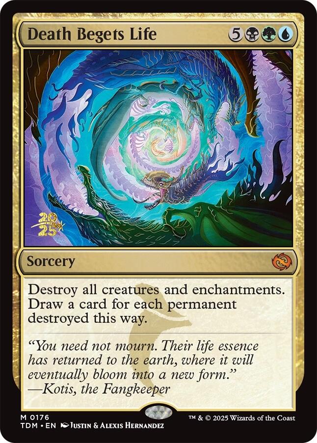 Death Begets Life [Tarkir: Dragonstorm Prerelease Promos] | Shuffle n Cut Hobbies & Games