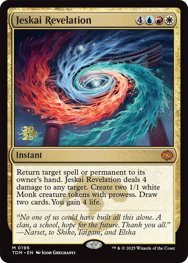 Jeskai Revelation [Tarkir: Dragonstorm Prerelease Promos] | Shuffle n Cut Hobbies & Games