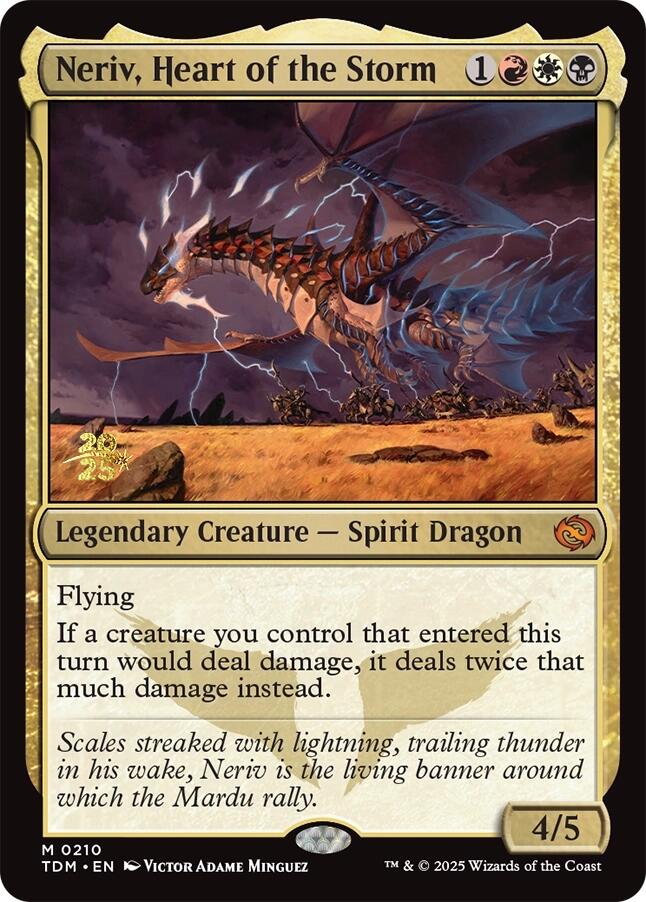 Neriv, Heart of the Storm [Tarkir: Dragonstorm Prerelease Promos] | Shuffle n Cut Hobbies & Games