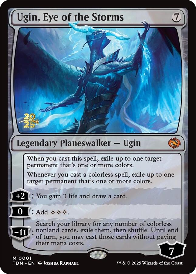 Ugin, Eye of the Storms [Tarkir: Dragonstorm Prerelease Promos] | Shuffle n Cut Hobbies & Games