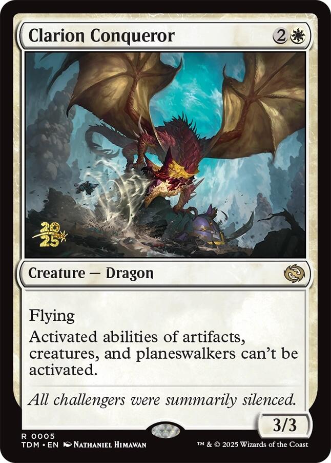 Clarion Conqueror [Tarkir: Dragonstorm Prerelease Promos] | Shuffle n Cut Hobbies & Games