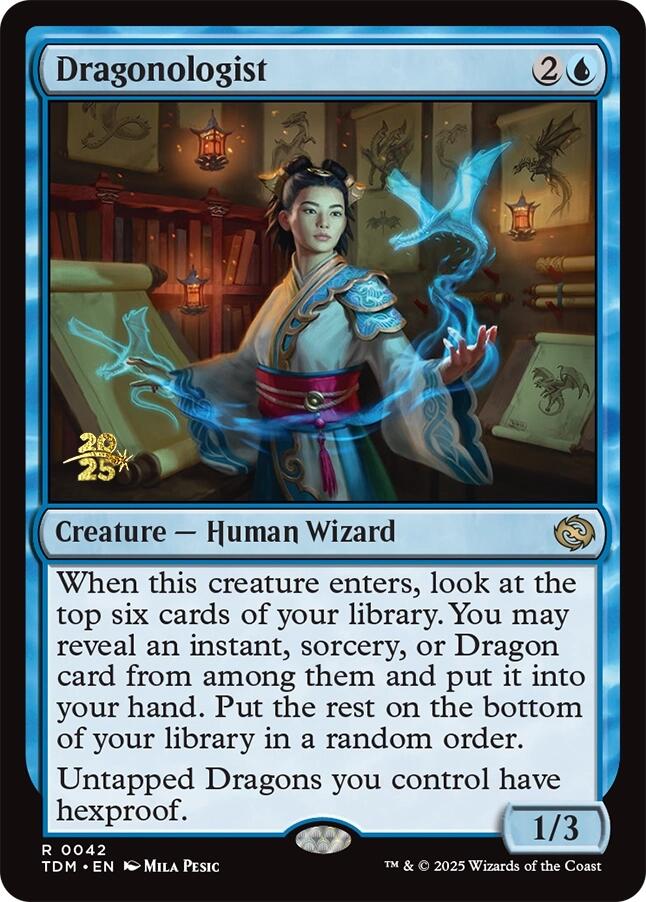 Dragonologist [Tarkir: Dragonstorm Prerelease Promos] | Shuffle n Cut Hobbies & Games