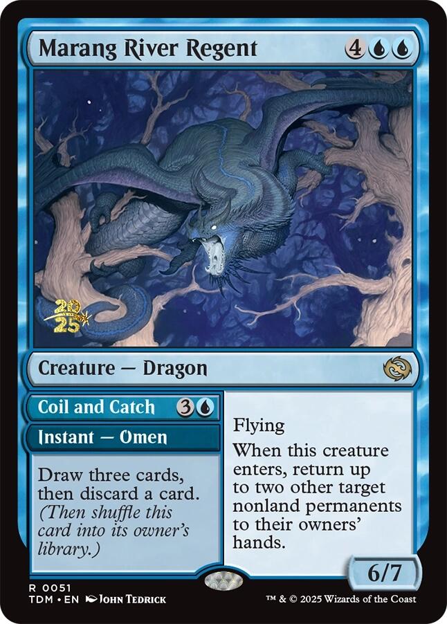 Marang River Regent [Tarkir: Dragonstorm Prerelease Promos] | Shuffle n Cut Hobbies & Games