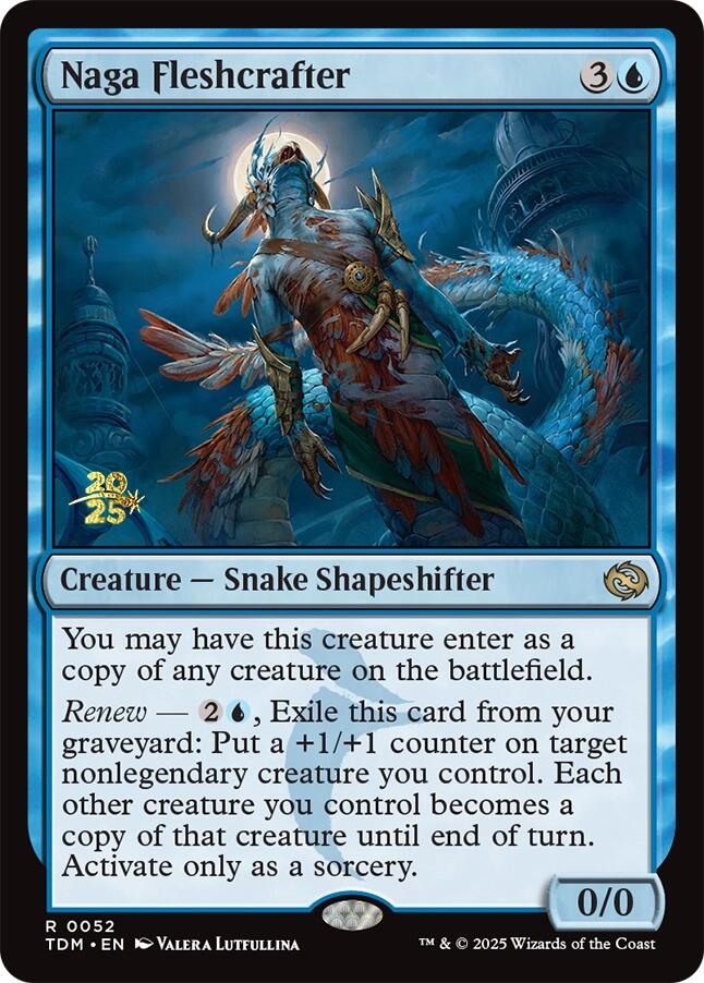 Naga Fleshcrafter [Tarkir: Dragonstorm Prerelease Promos] | Shuffle n Cut Hobbies & Games