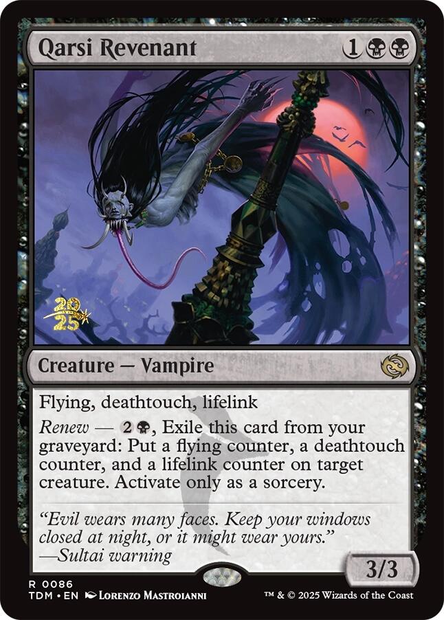 Qarsi Revenant [Tarkir: Dragonstorm Prerelease Promos] | Shuffle n Cut Hobbies & Games