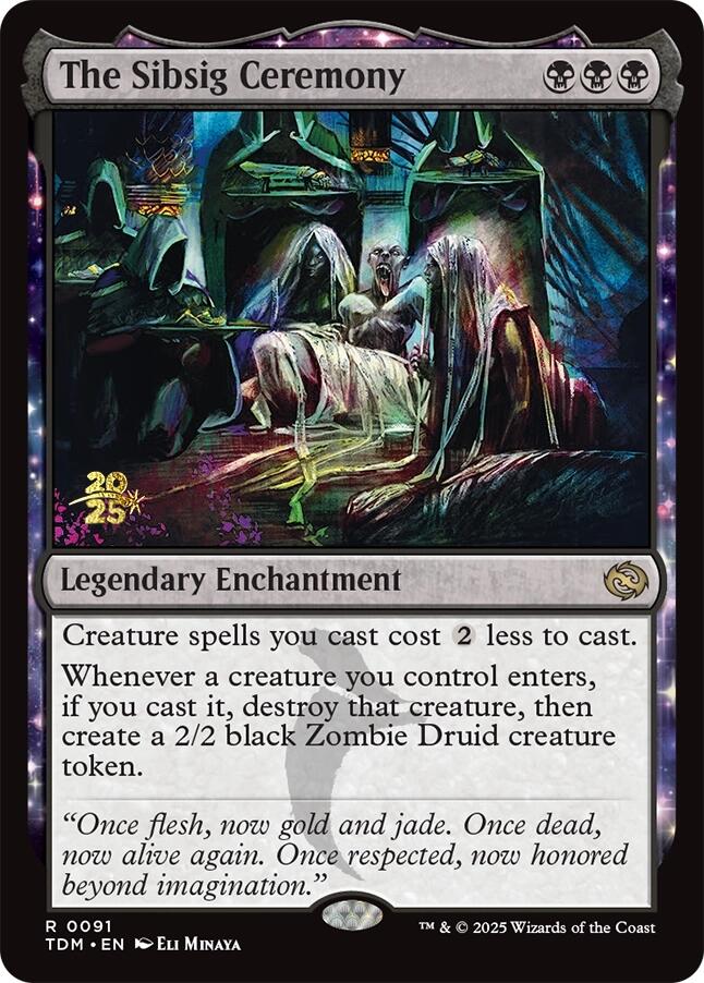 The Sibsig Ceremony [Tarkir: Dragonstorm Prerelease Promos] | Shuffle n Cut Hobbies & Games