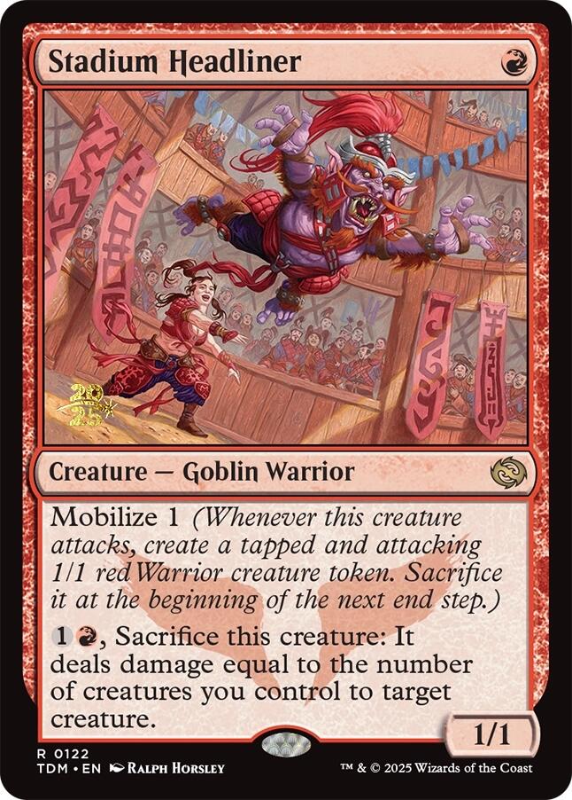 Stadium Headliner [Tarkir: Dragonstorm Prerelease Cards] | Shuffle n Cut Hobbies & Games