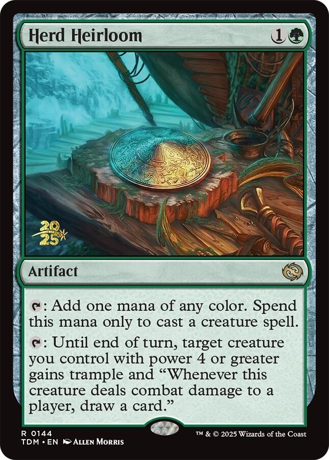 Herd Heirloom [Tarkir: Dragonstorm Prerelease Promos] | Shuffle n Cut Hobbies & Games