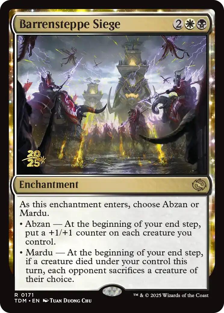Barrensteppe Siege [Tarkir: Dragonstorm Prerelease Promos] | Shuffle n Cut Hobbies & Games