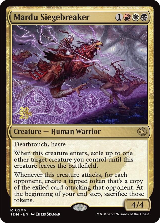 Mardu Siegebreaker [Tarkir: Dragonstorm Prerelease Promos] | Shuffle n Cut Hobbies & Games