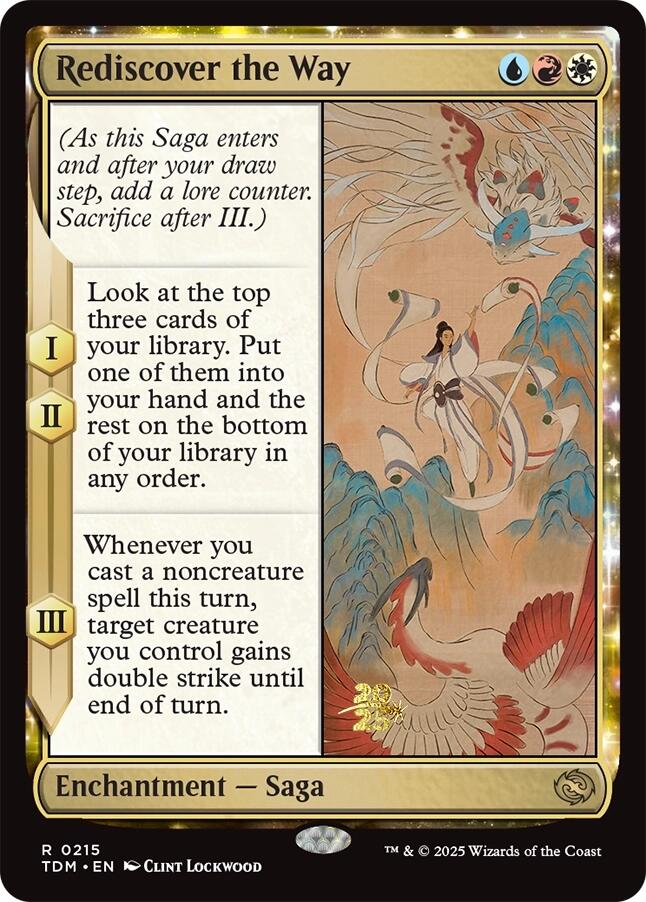 Rediscover the Way [Tarkir: Dragonstorm Prerelease Promos] | Shuffle n Cut Hobbies & Games