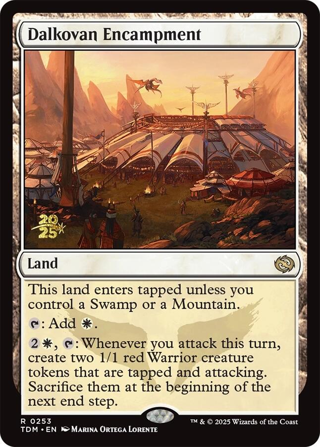 Dalkovan Encampment [Tarkir: Dragonstorm Prerelease Promos] | Shuffle n Cut Hobbies & Games