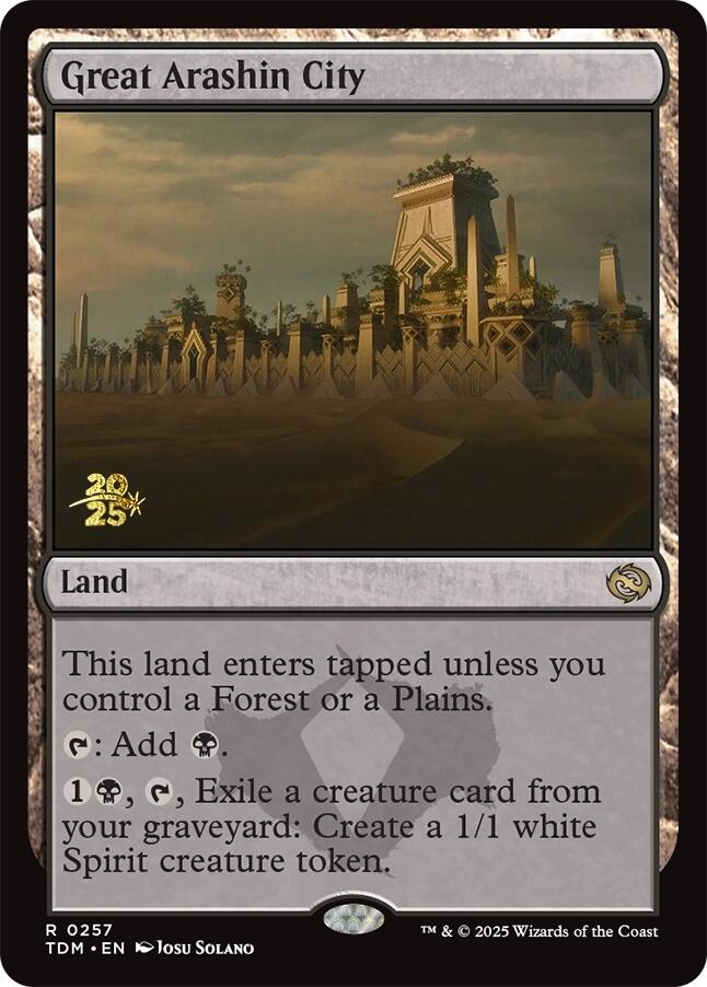 Great Arashin City [Tarkir: Dragonstorm Prerelease Cards] | Shuffle n Cut Hobbies & Games