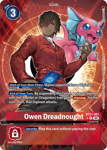 Owen Dreadnought [BT21-081] (Alternate Art) [World Convergence] | Shuffle n Cut Hobbies & Games