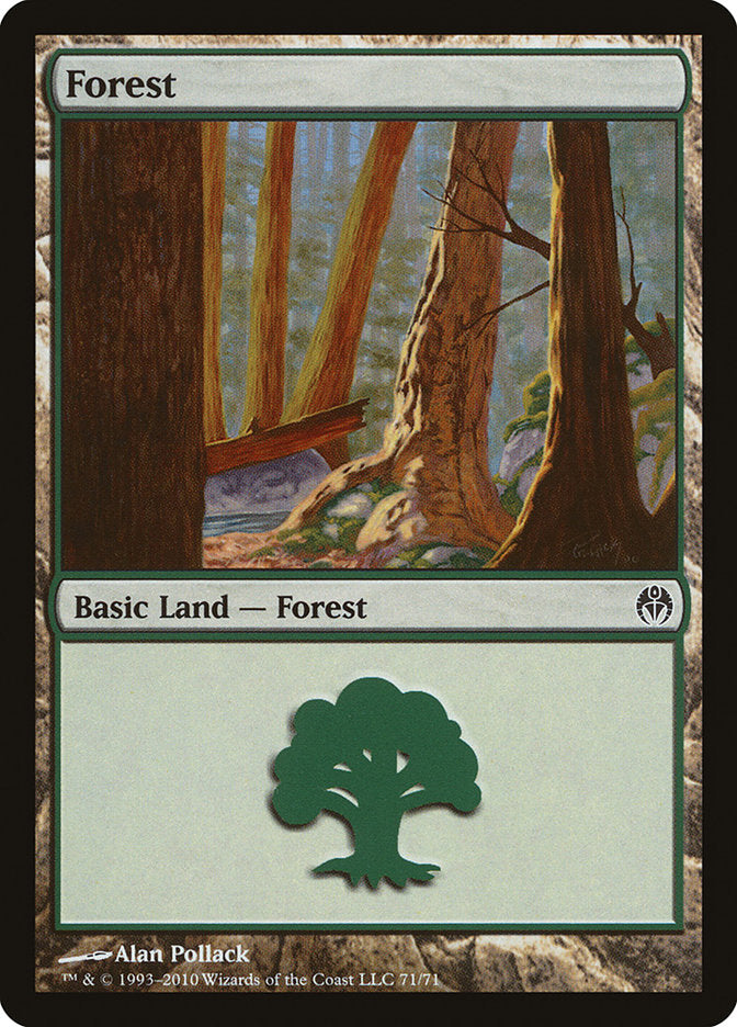 Forest (71) [Duel Decks: Phyrexia vs. the Coalition] | Shuffle n Cut Hobbies & Games