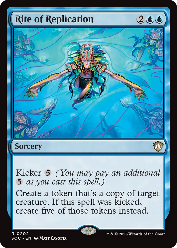 Rite of Replication [Secrets of Strixhaven Commander] | Shuffle n Cut Hobbies & Games