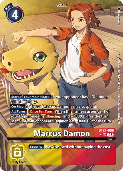 Marcus Damon [BT21-086] (Alternate Art) [World Convergence] | Shuffle n Cut Hobbies & Games