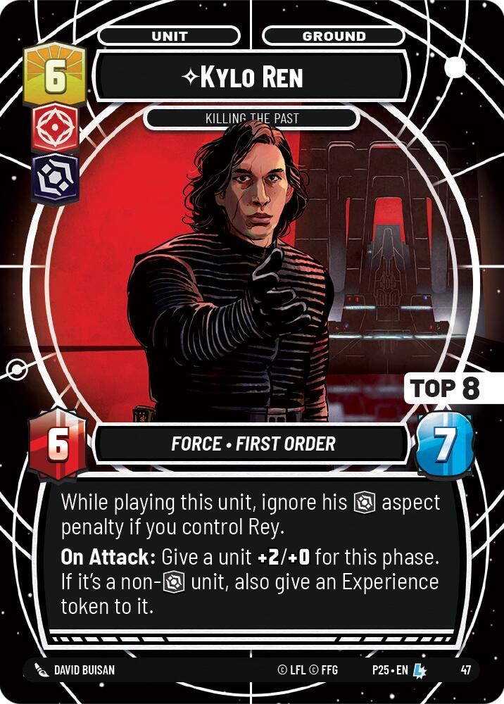 Kylo Ren - Killing the Past (47) (Top 8) (47) [Store Showdown Promos] | Shuffle n Cut Hobbies & Games