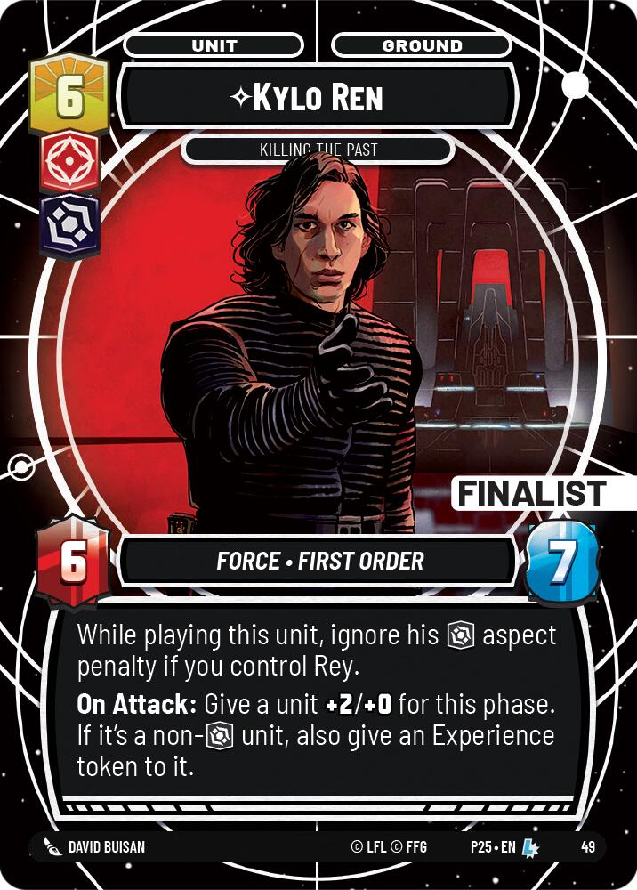 Kylo Ren - Killing the Past (49) (Finalist) (49) [Store Showdown Promos] | Shuffle n Cut Hobbies & Games