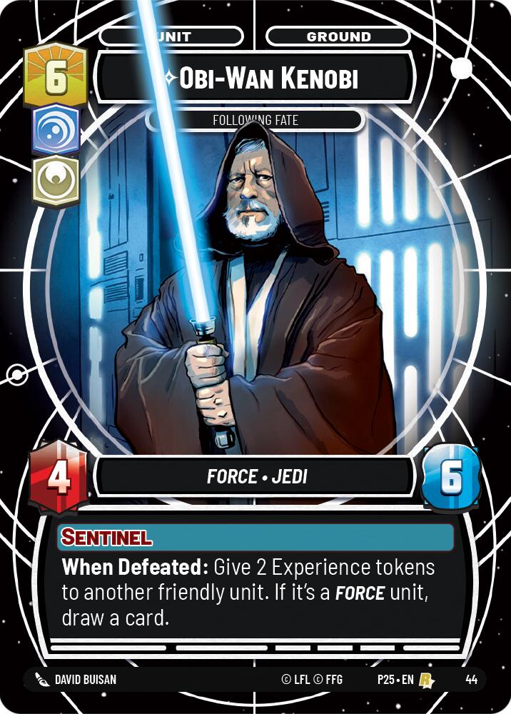 Obi-Wan Kenobi - Following Fate (45) (44) [Store Showdown Promos] | Shuffle n Cut Hobbies & Games