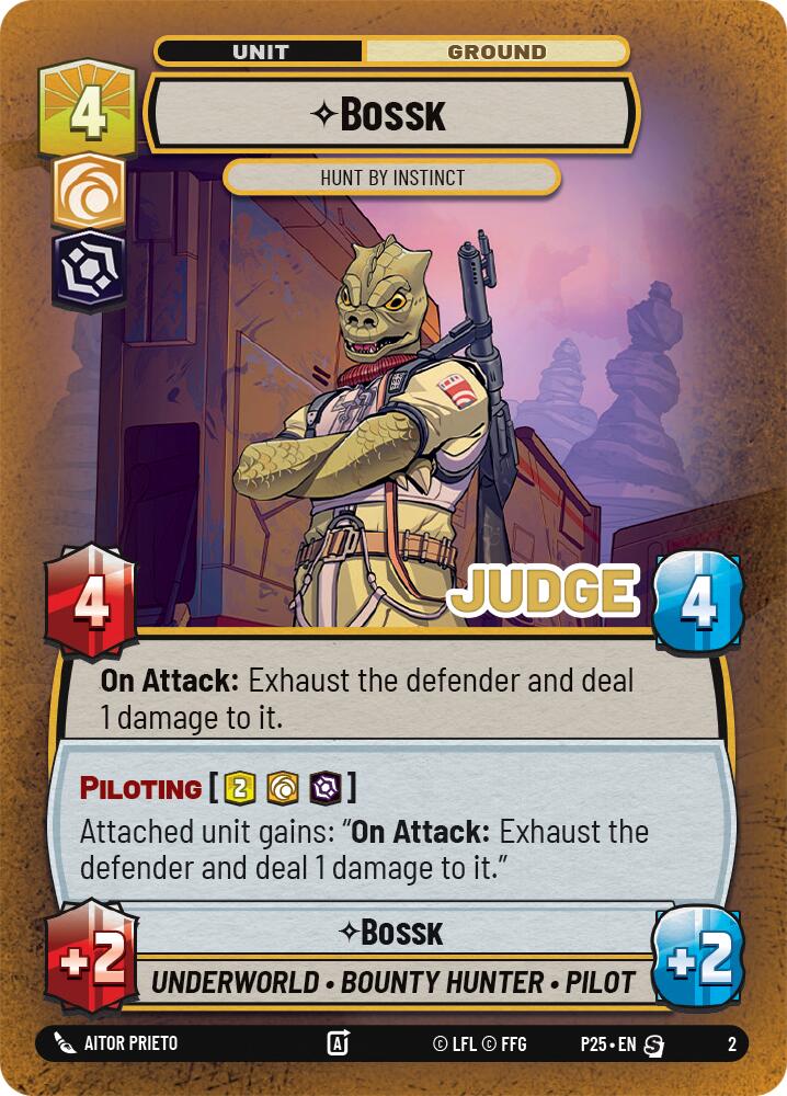 Bossk - Hunt By Instinct (2) (2) [Judge Promos] | Shuffle n Cut Hobbies & Games