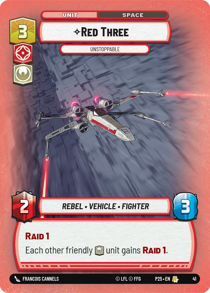 Red Three - Unstoppable (41) (41) [Store Showdown Promos] | Shuffle n Cut Hobbies & Games
