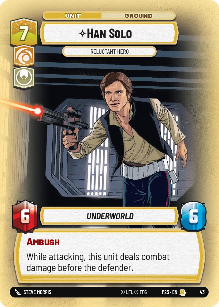 Han Solo - Reluctant Hero (43) (43) [Store Showdown Promos] | Shuffle n Cut Hobbies & Games