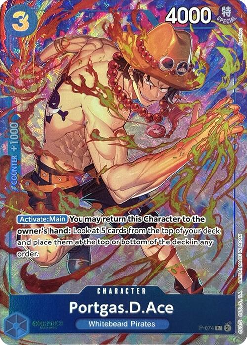 Portgas.D.Ace (Premium Card Collection -Best Selection Vol. 3-) [One Piece Promotion Cards] | Shuffle n Cut Hobbies & Games