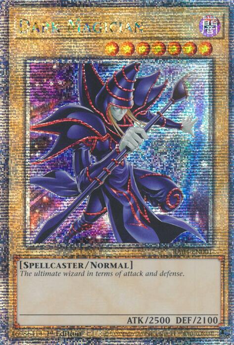 Dark Magician (New Art) [RA04-EN001] Quarter Century Secret Rare | Shuffle n Cut Hobbies & Games