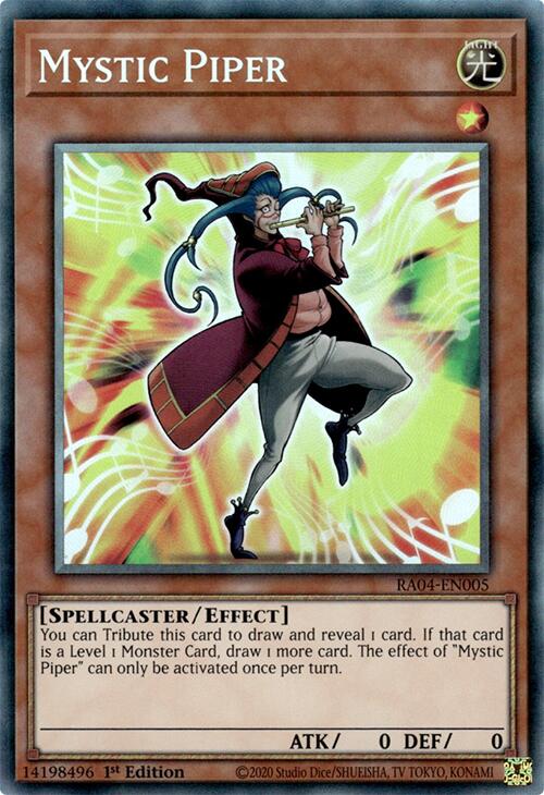 Mystic Piper [RA04-EN005] Prismatic Collector's Rare | Shuffle n Cut Hobbies & Games