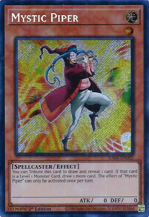 Mystic Piper [RA04-EN005] Secret Rare | Shuffle n Cut Hobbies & Games