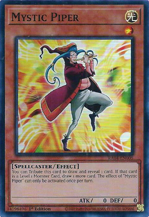 Mystic Piper [RA04-EN005] Super Rare | Shuffle n Cut Hobbies & Games