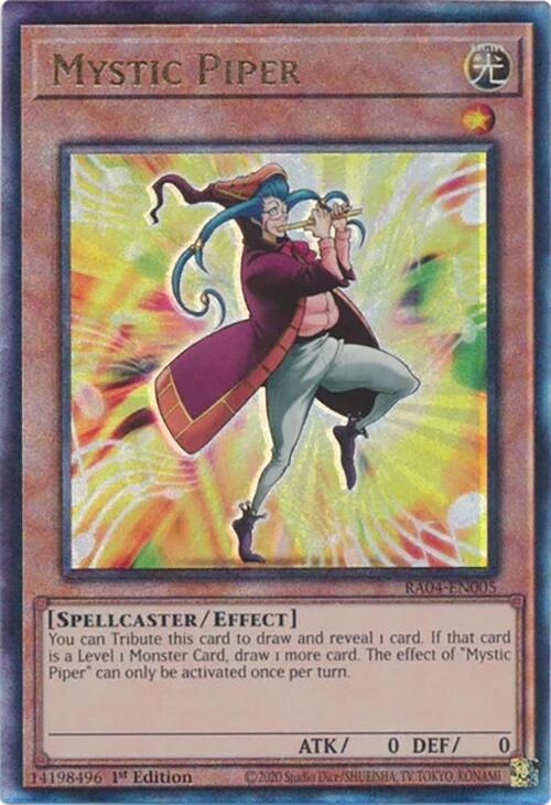 Mystic Piper [RA04-EN005] Prismatic Ultimate Rare | Shuffle n Cut Hobbies & Games