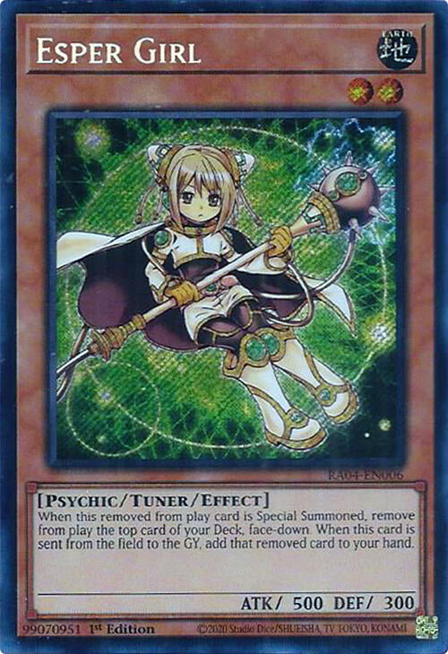 Esper Girl [RA04-EN006] Secret Rare | Shuffle n Cut Hobbies & Games