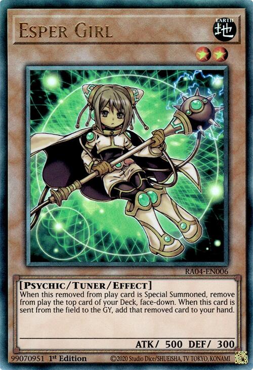 Esper Girl [RA04-EN006] Prismatic Ultimate Rare | Shuffle n Cut Hobbies & Games