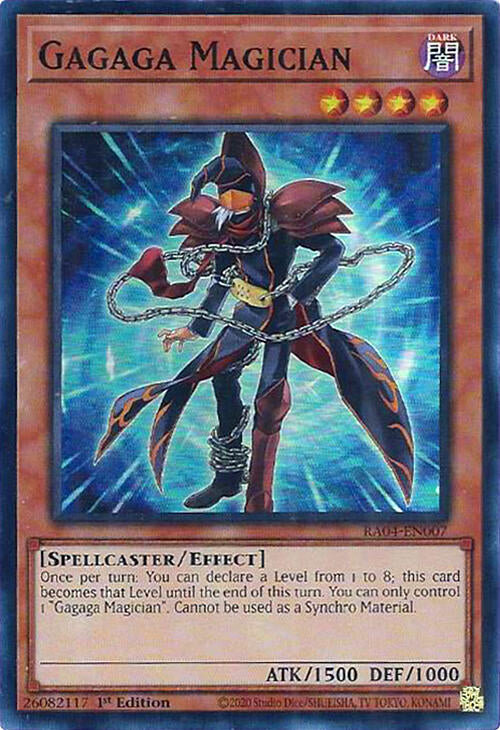 Gagaga Magician [RA04-EN007] Super Rare | Shuffle n Cut Hobbies & Games