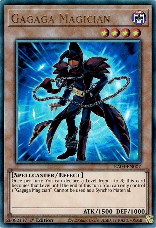 Gagaga Magician [RA04-EN007] Prismatic Ultimate Rare | Shuffle n Cut Hobbies & Games