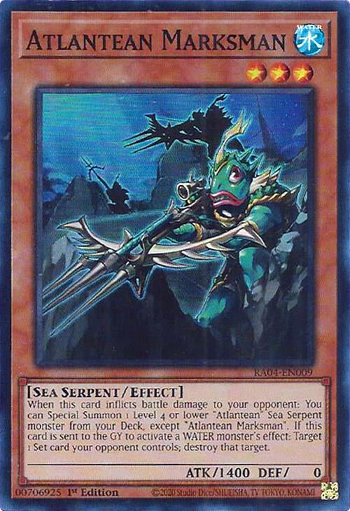 Atlantean Marksman [RA04-EN009] Super Rare | Shuffle n Cut Hobbies & Games