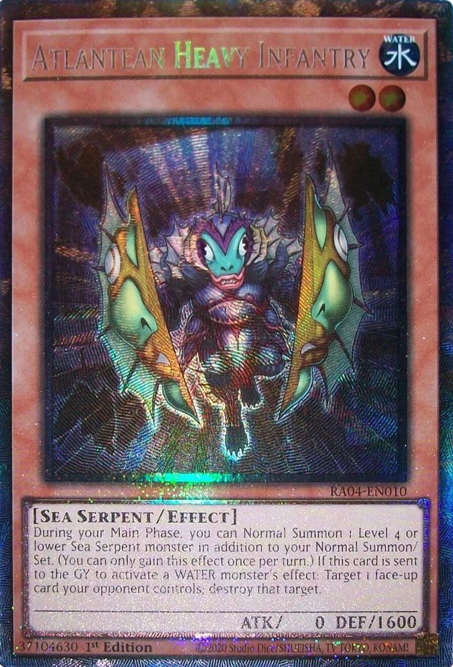 Atlantean Heavy Infantry [RA04-EN010] Prismatic Collector's Rare | Shuffle n Cut Hobbies & Games
