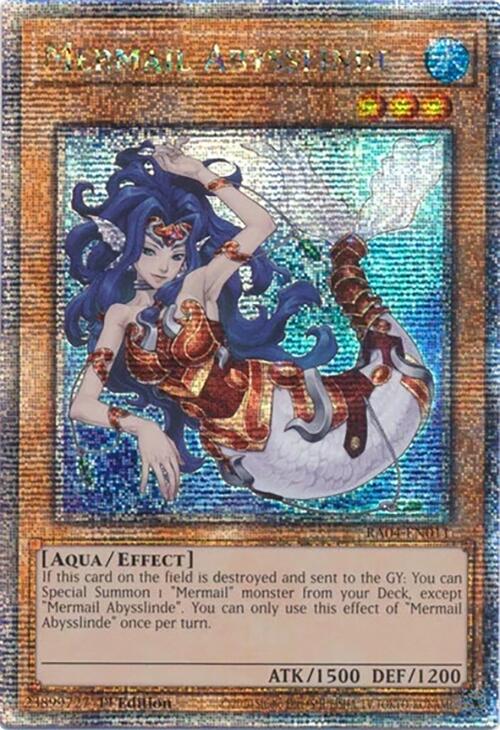 Mermail Abysslinde [RA04-EN011] Quarter Century Secret Rare | Shuffle n Cut Hobbies & Games