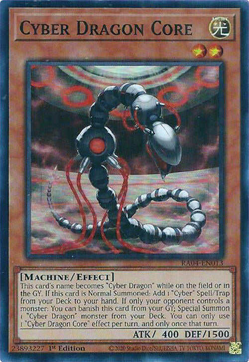 Cyber Dragon Core [RA04-EN013] Super Rare | Shuffle n Cut Hobbies & Games
